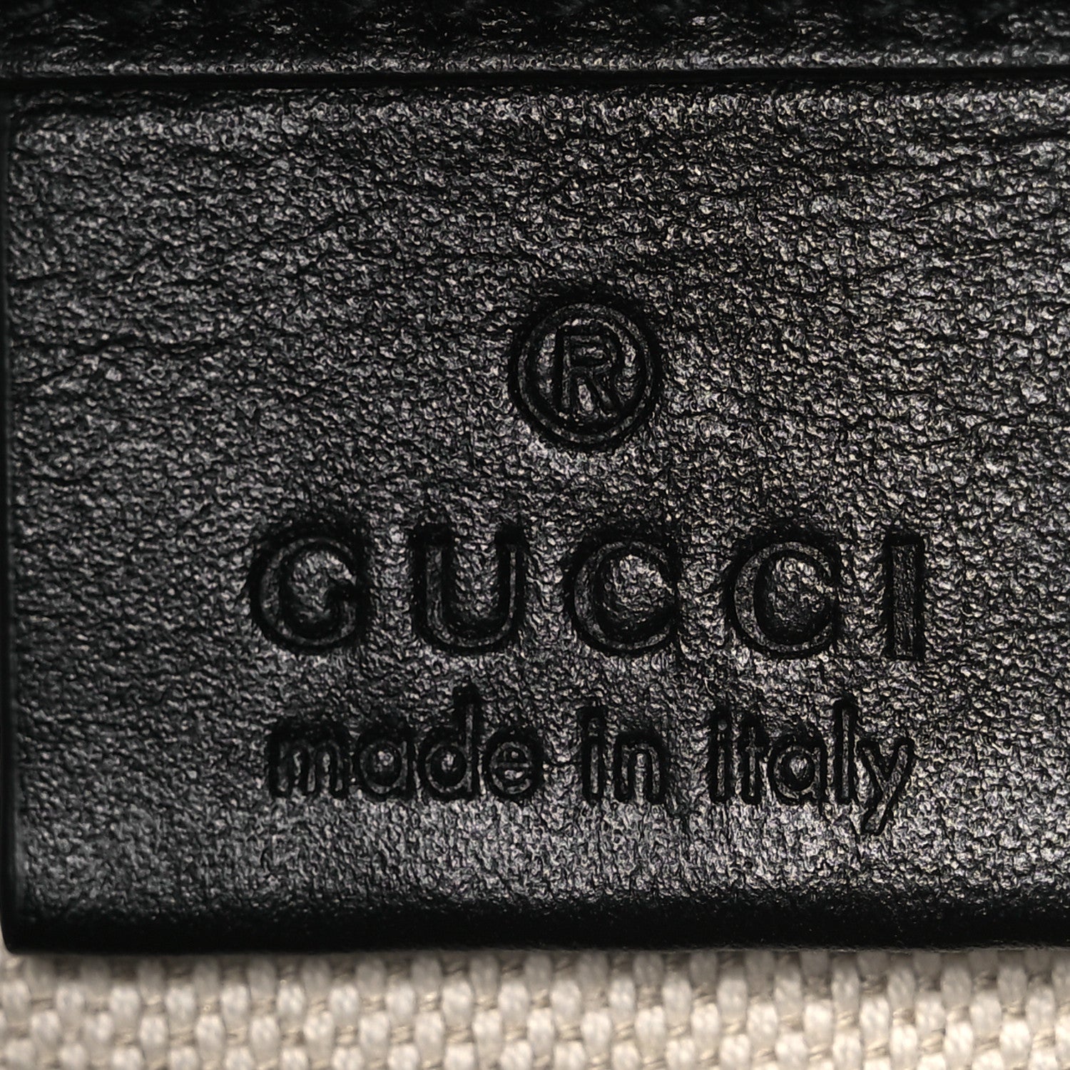 Calfskin GG Tennis Embossed Messenger Bag Black