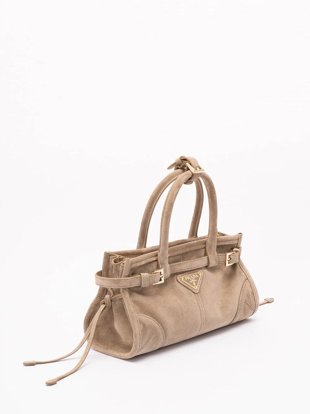 Prada Women `Prada Bonnie` Mini Suede Handbag