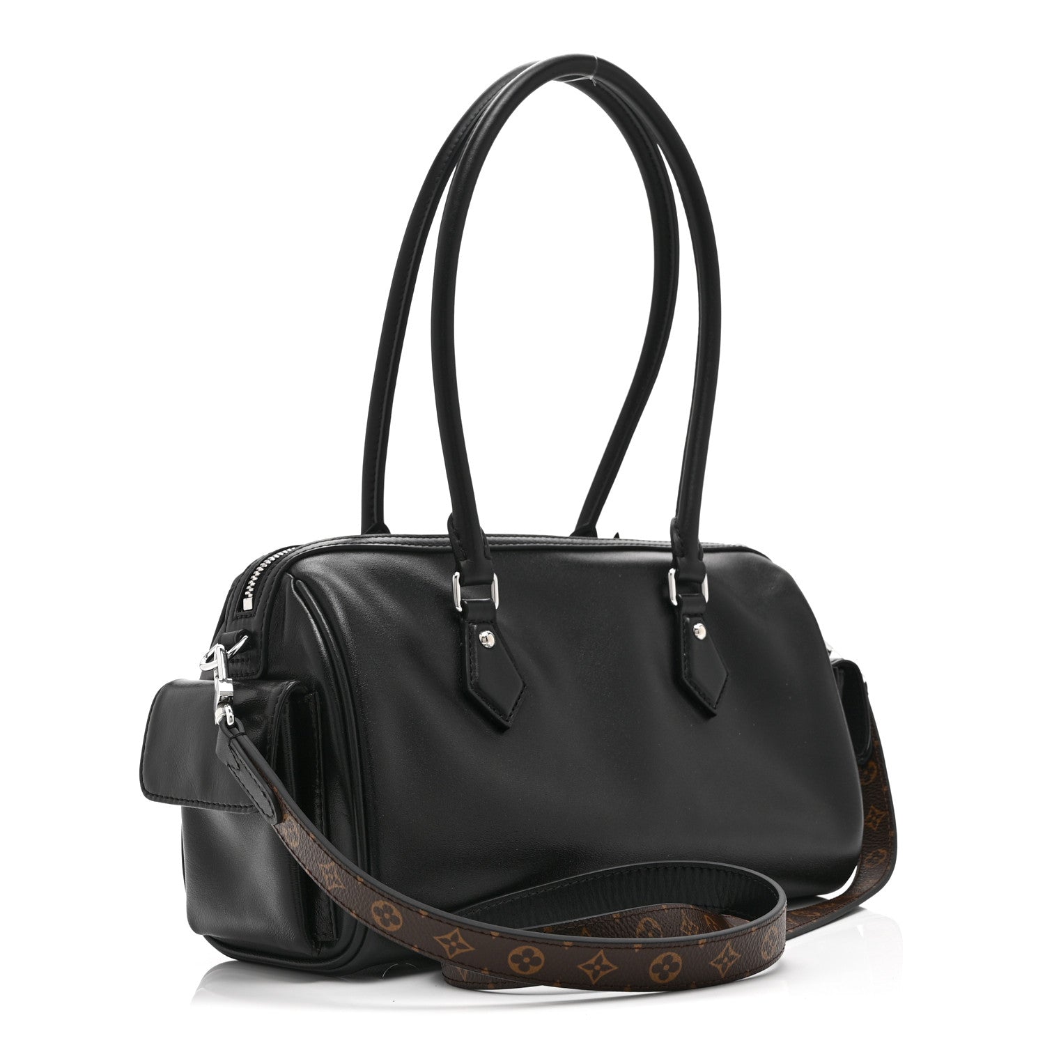 Lambskin Speedy Cargo Vibe 30 Vanille Black
