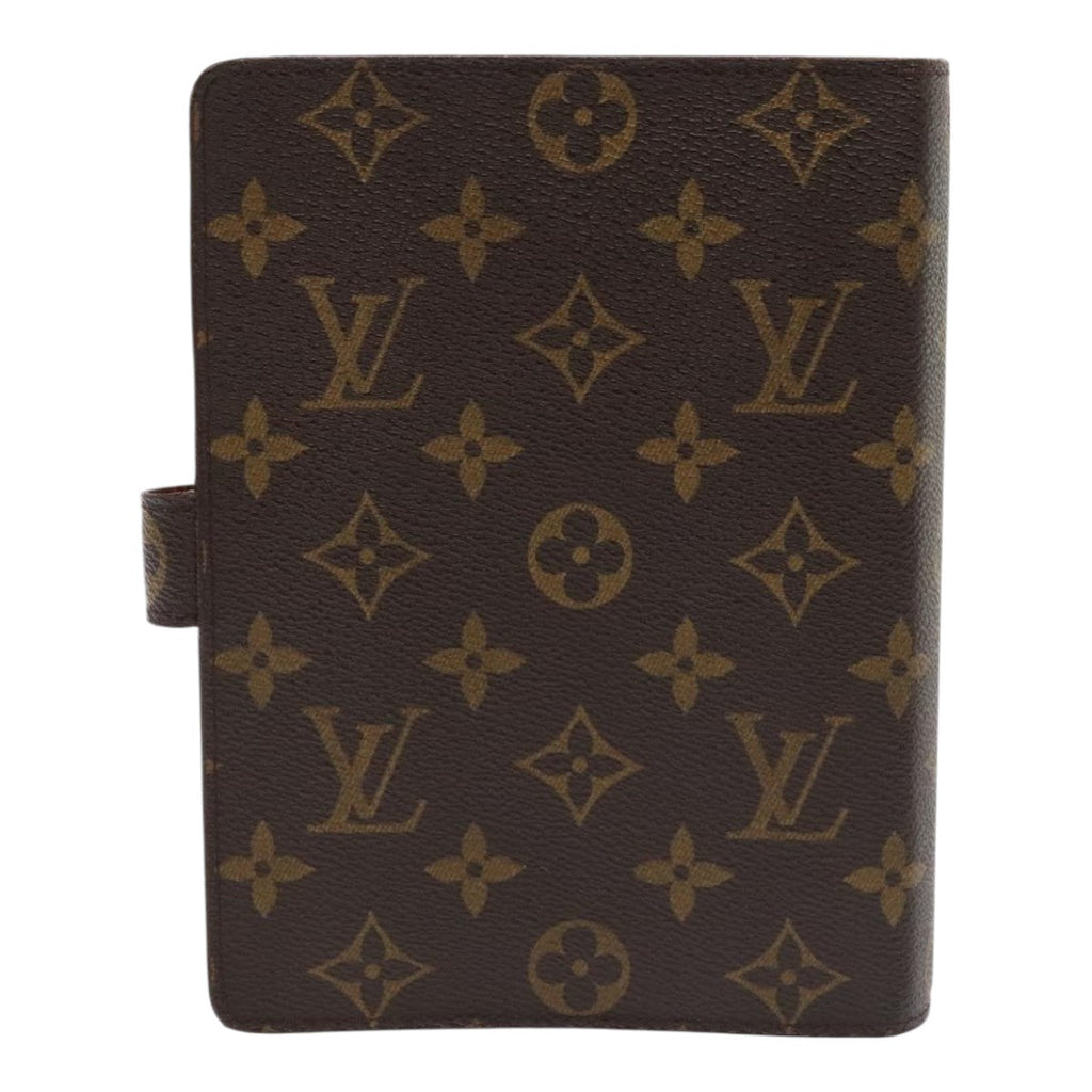 Louis Vuitton Agenda Cover Brown Canvas Wallet  (Authentic  )