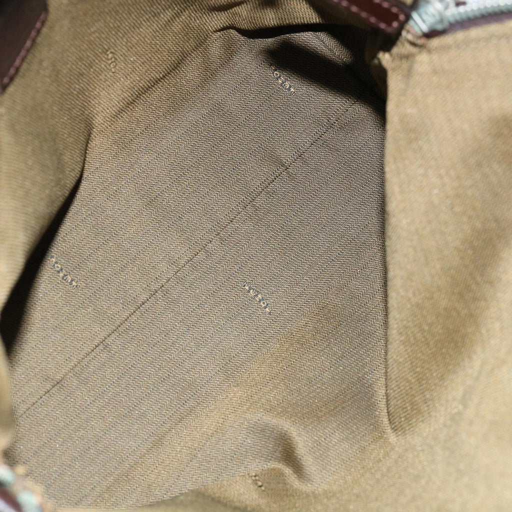 Fendi Zucca Brown Canvas Handbag (Authentic  )