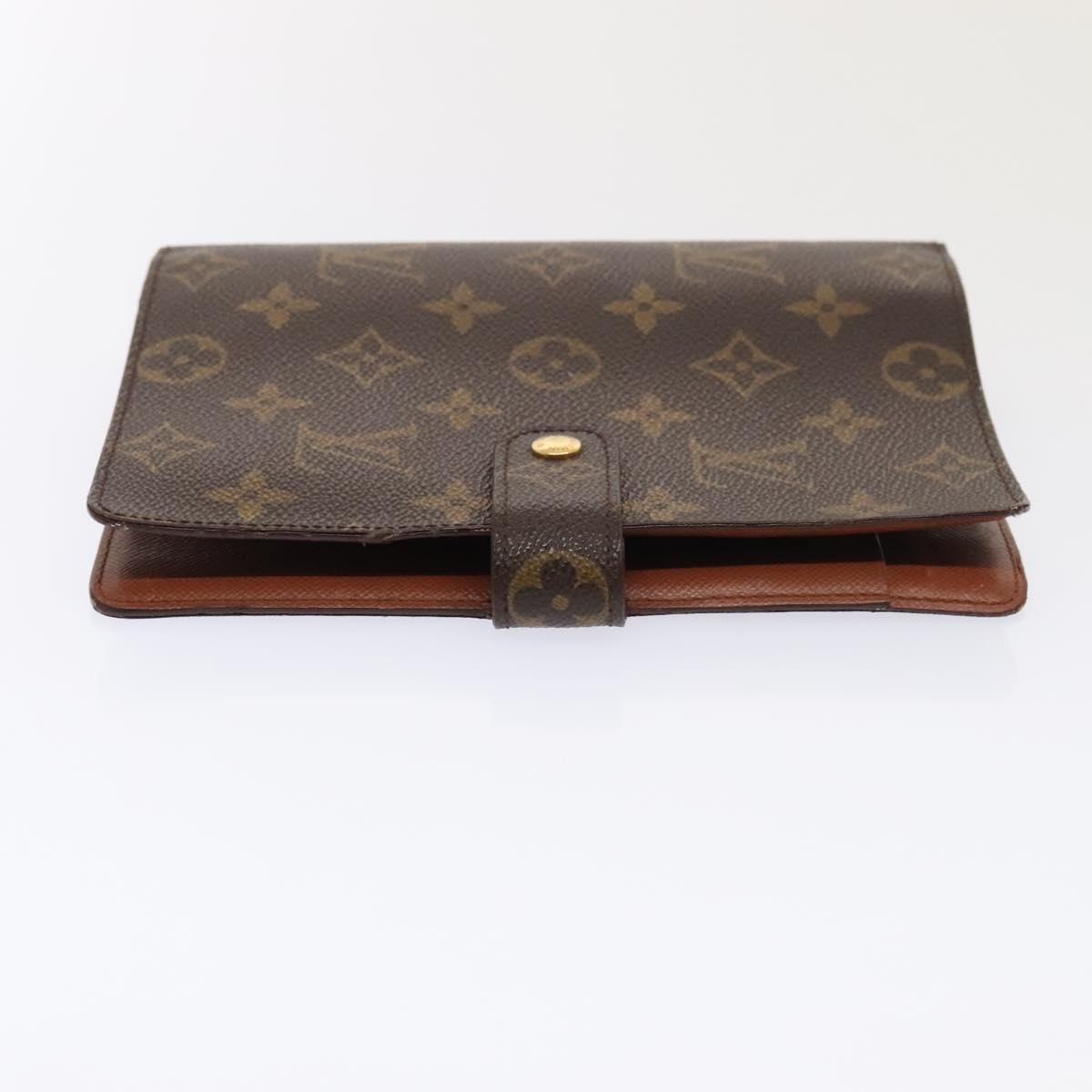 Louis Vuitton Agenda Cover Brown Canvas Wallet  (Authentic  )