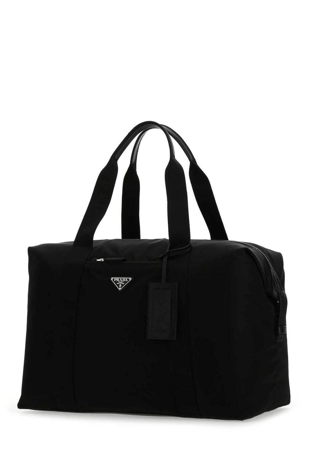 Prada Men Black Nylon Travel Bag