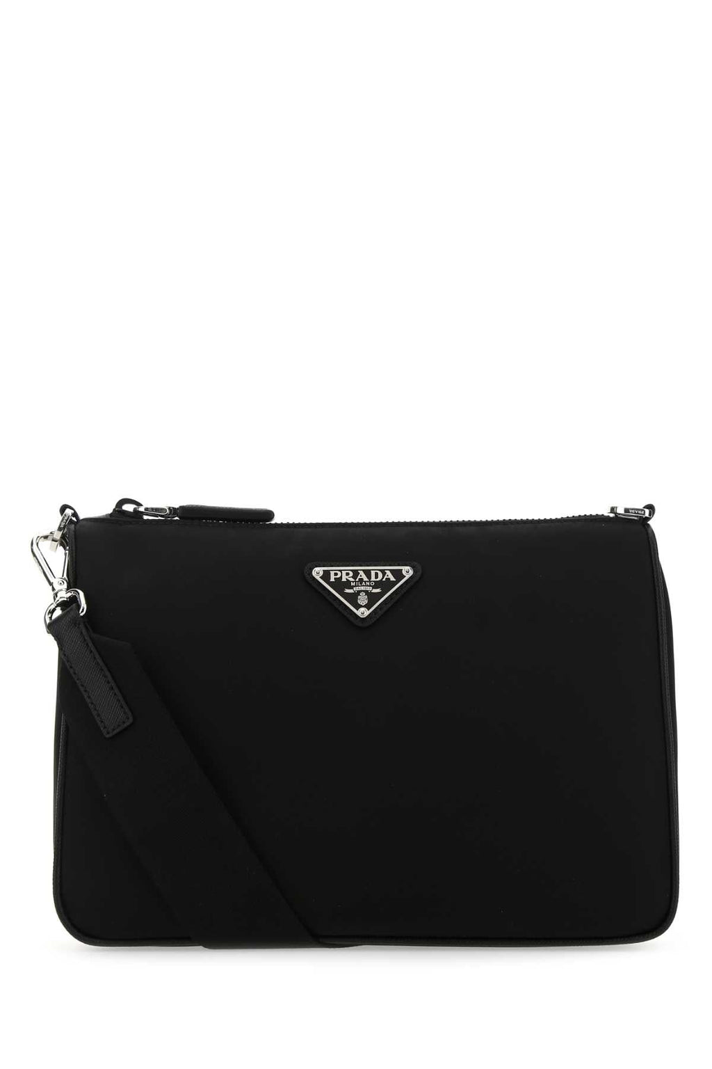 Prada Men Black Re-Nylon Crossbody Bag
