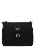 Prada Women Black Re-Nylon Crossbody Bag