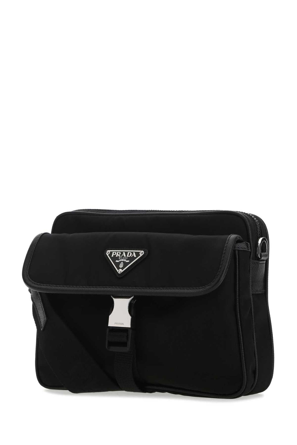Prada Men Black Nylon Crossbody Bag