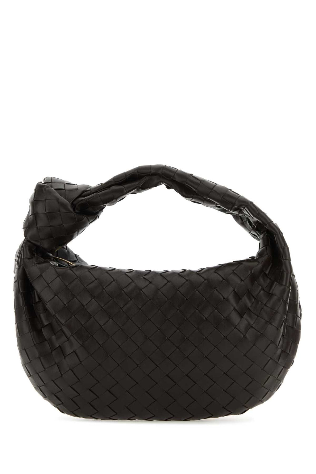 Bottega Veneta Women Dark Brown Leather Teen Jodie Handbag