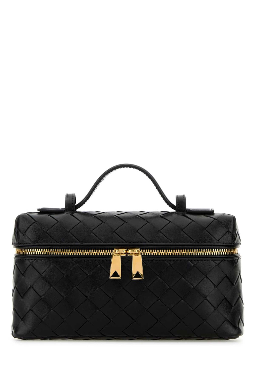 Bottega Veneta Women Black Leather Mini Bang Bang Handbag