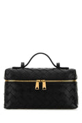 Bottega Veneta Women Black Leather Mini Bang Bang Handbag