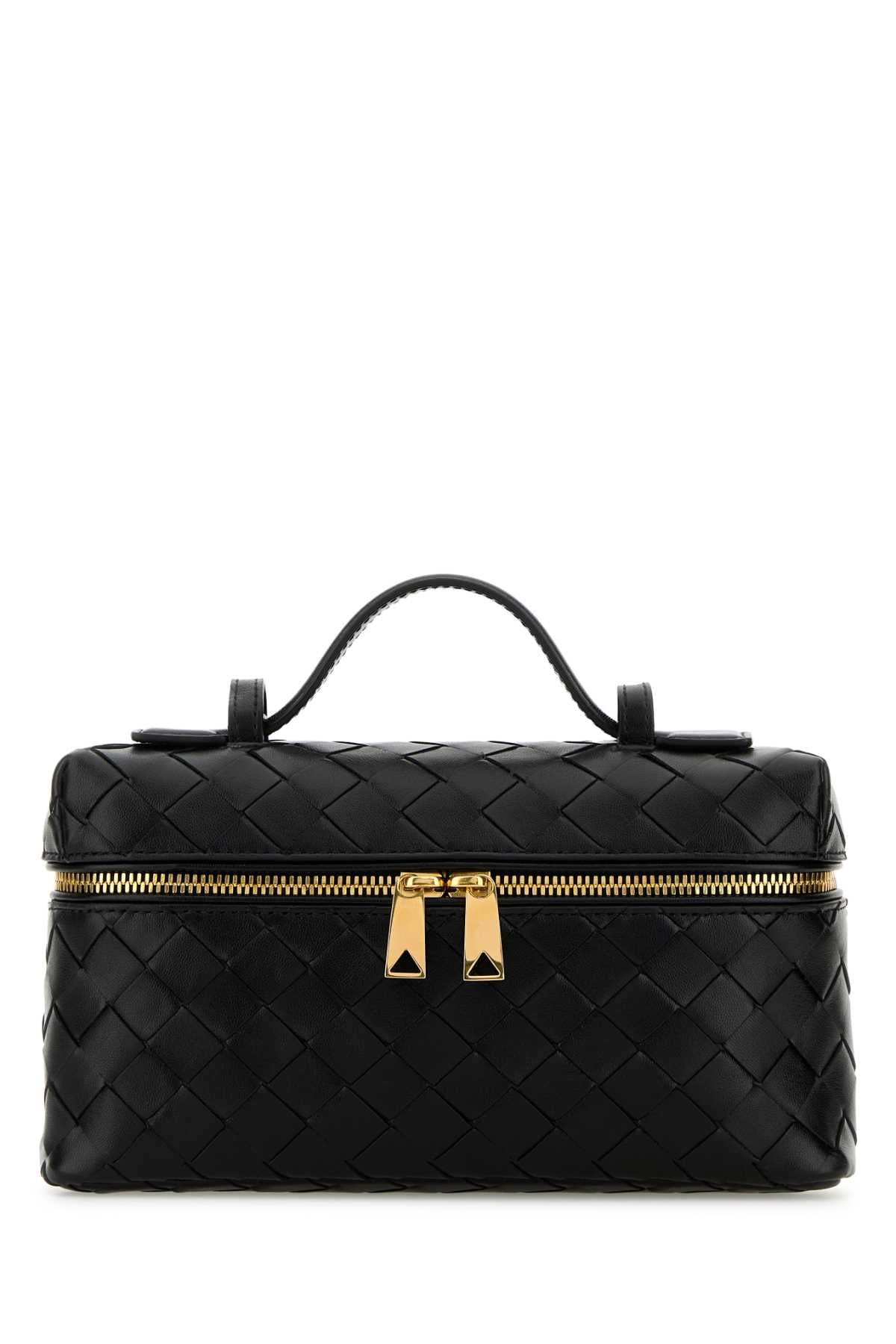 Bottega Veneta Women Black Leather Mini Bang Bang Handbag