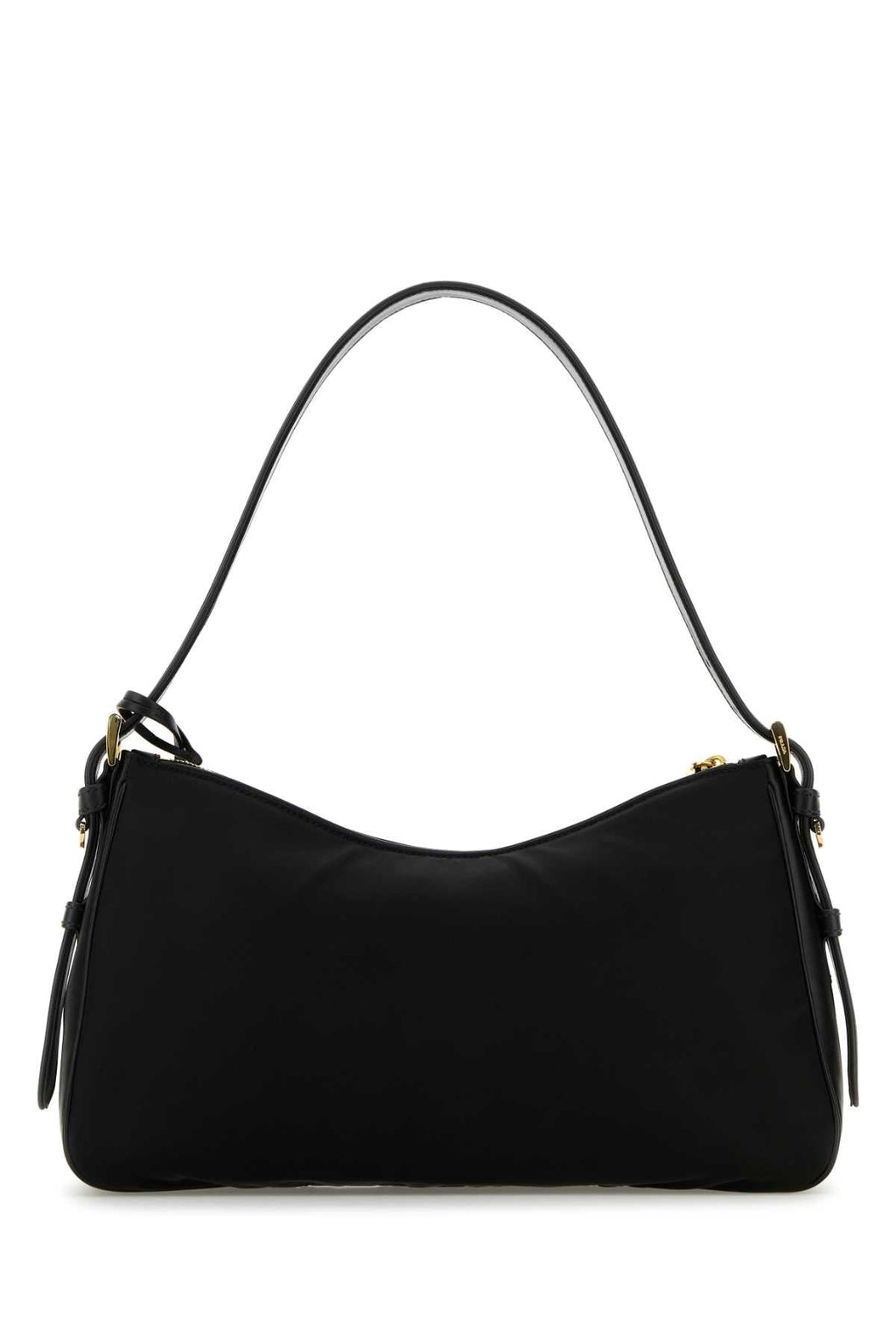 Prada Women Black Nylon Large Aimee Shoulder Bag