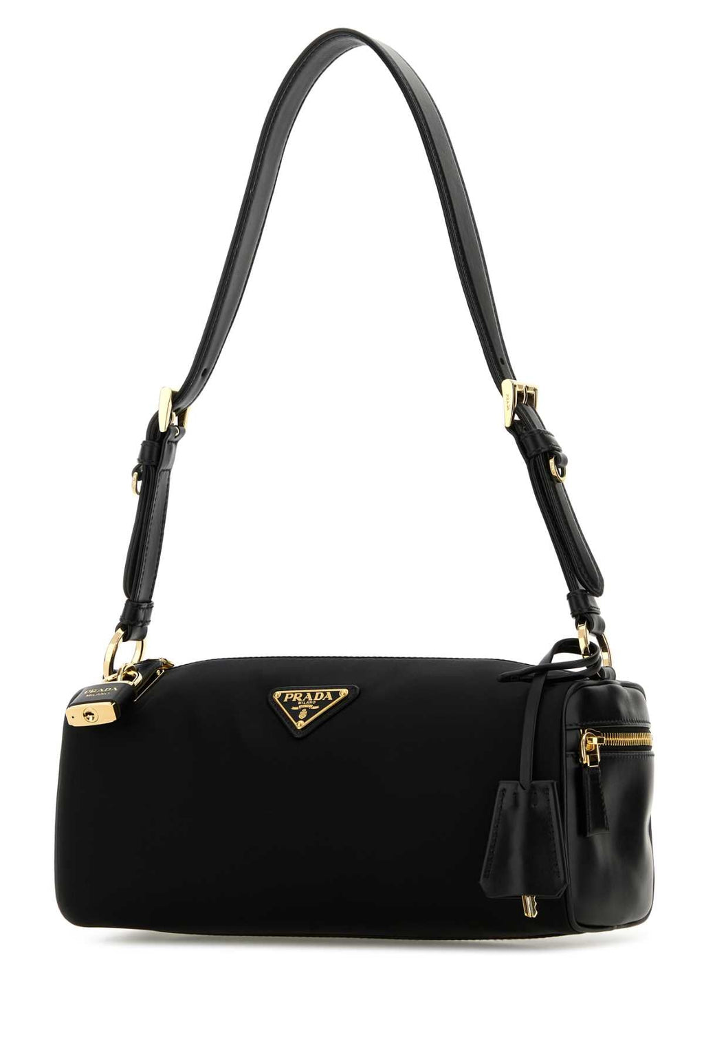 Prada Women Black Nylon Shoulder Bag