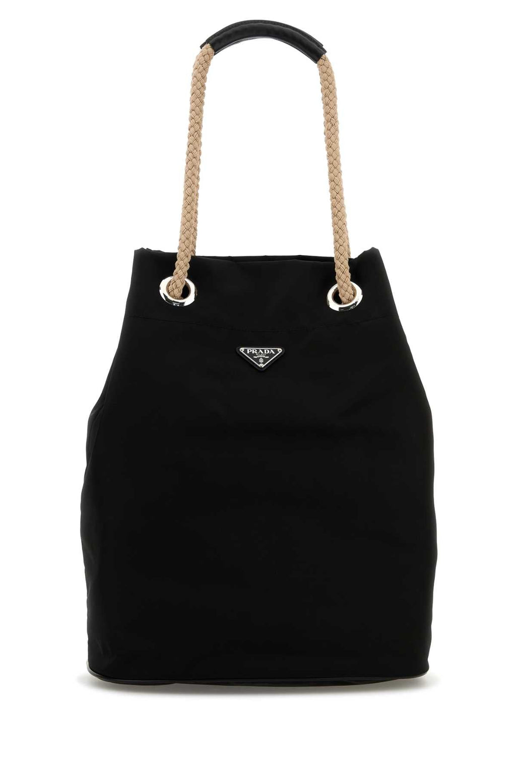 Prada Men Black Re-Nylon Shopping Bag