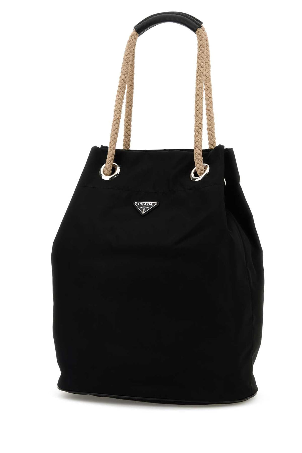 Prada Men Black Re-Nylon Shopping Bag