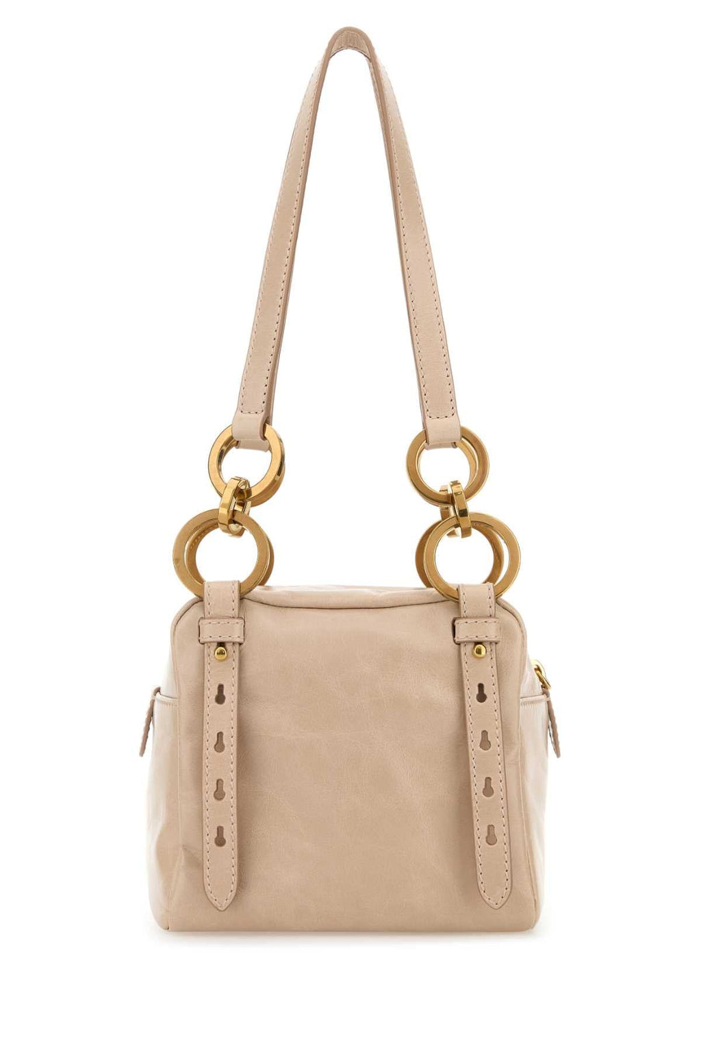Prada Women Powder Pink Mini Prada Dangle Handbag