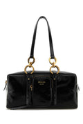 Prada Women Black Leather Handbag