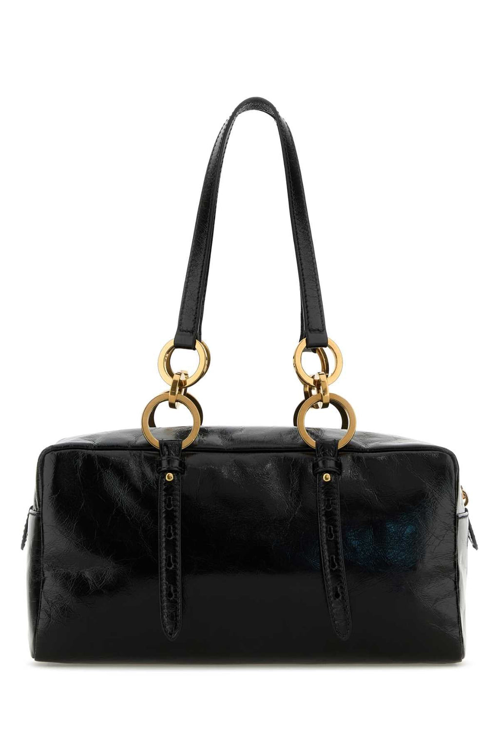 Prada Women Black Leather Handbag