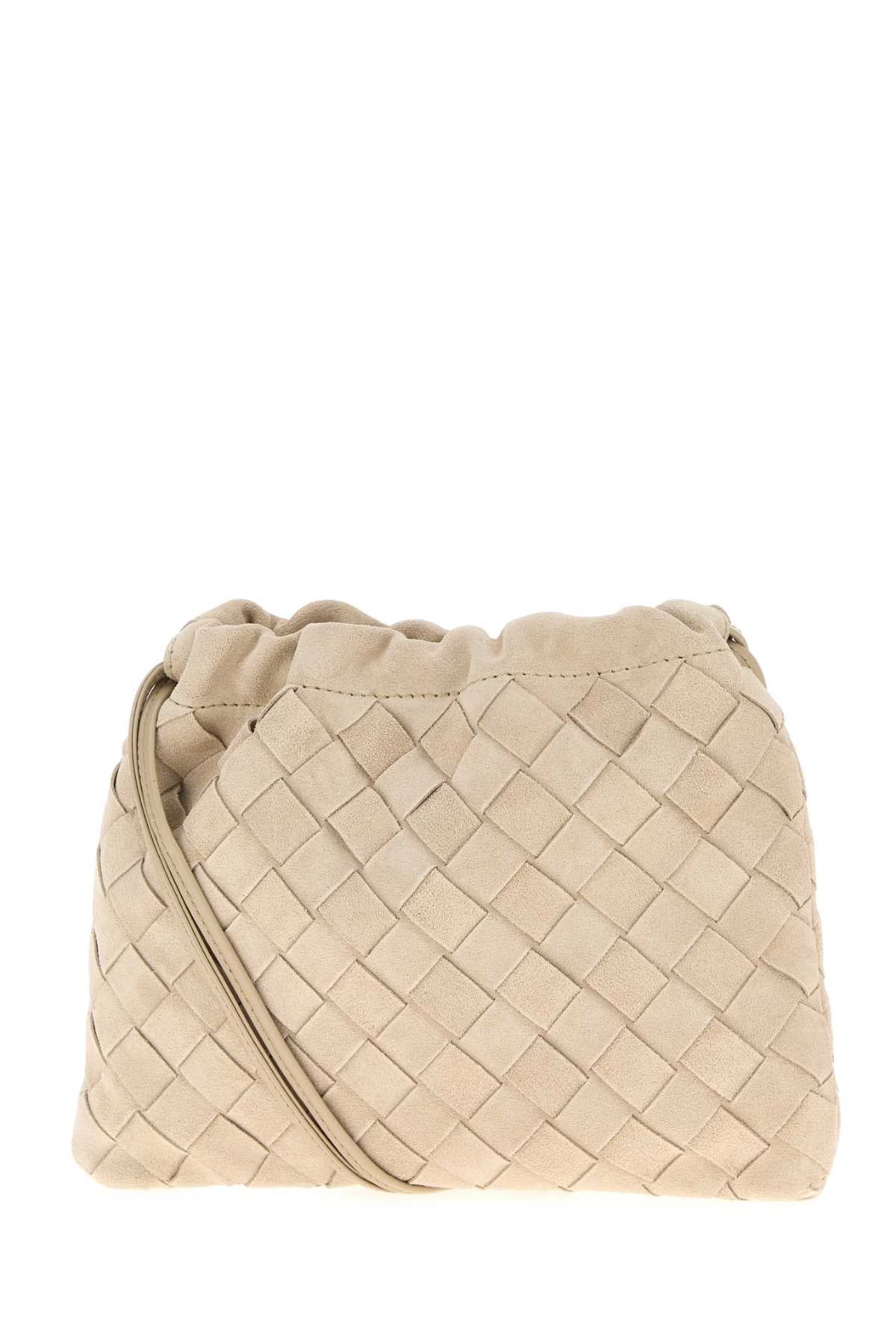 Bottega Veneta Women Sand Suede Crossbody Bag