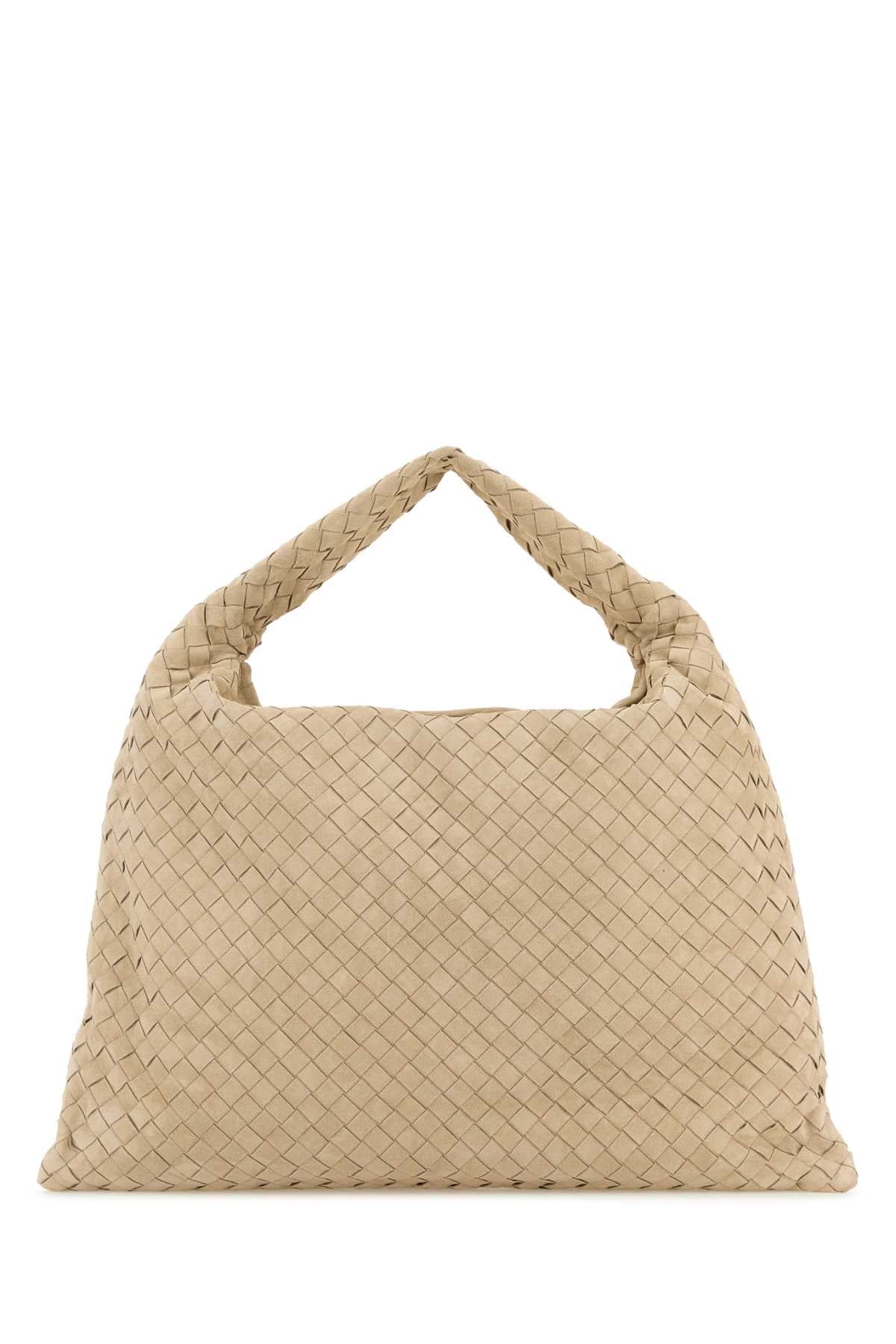 Bottega Veneta Women Sand Suede Hop Shoulder Bag