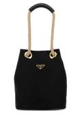 Prada Women Black Re-Nylon Prada Mariner Bucket Bag