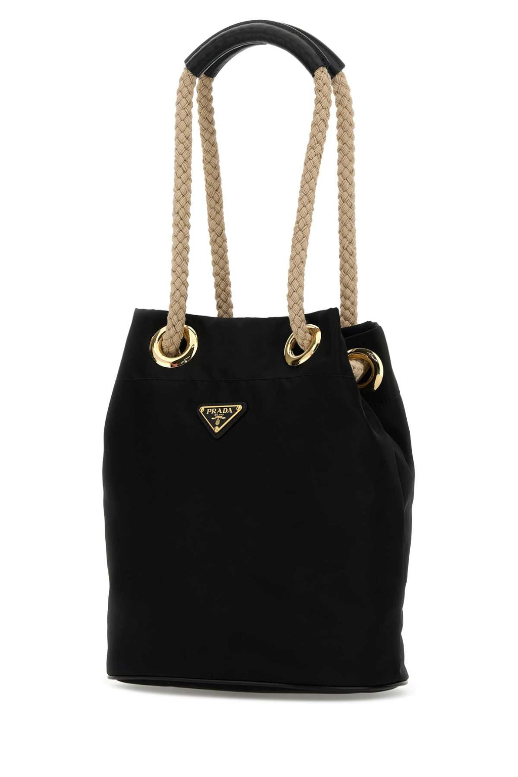 Prada Women Black Re-Nylon Prada Mariner Bucket Bag