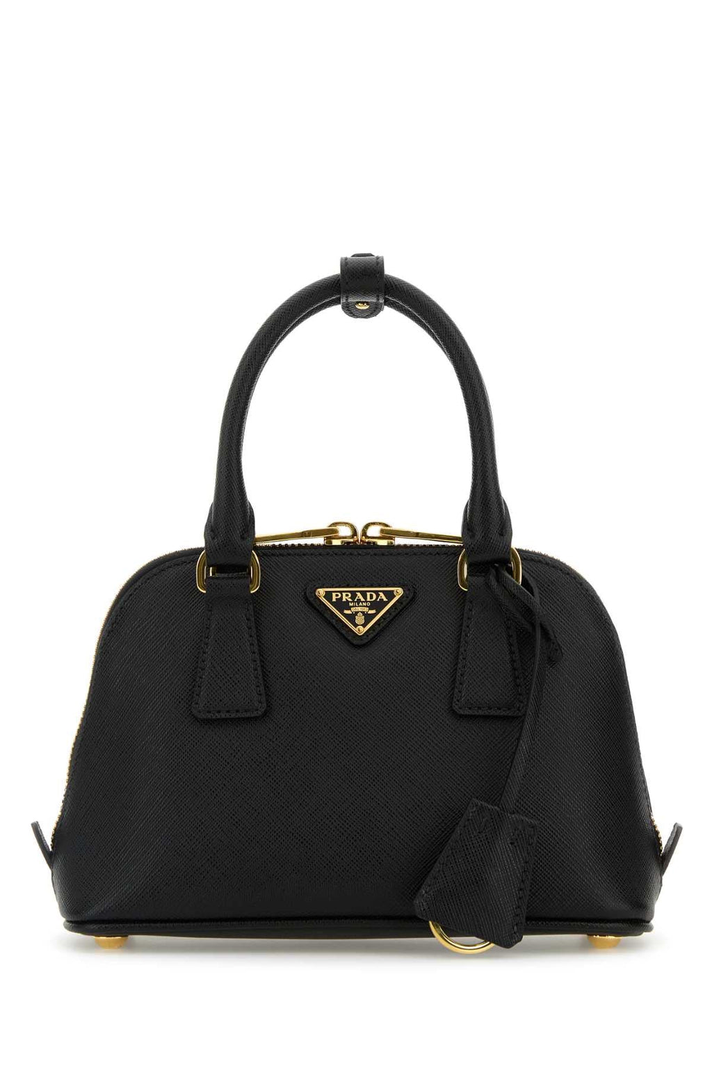 Prada Women Black Leather Handbag