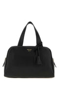 Prada Women Black Leather Handbag