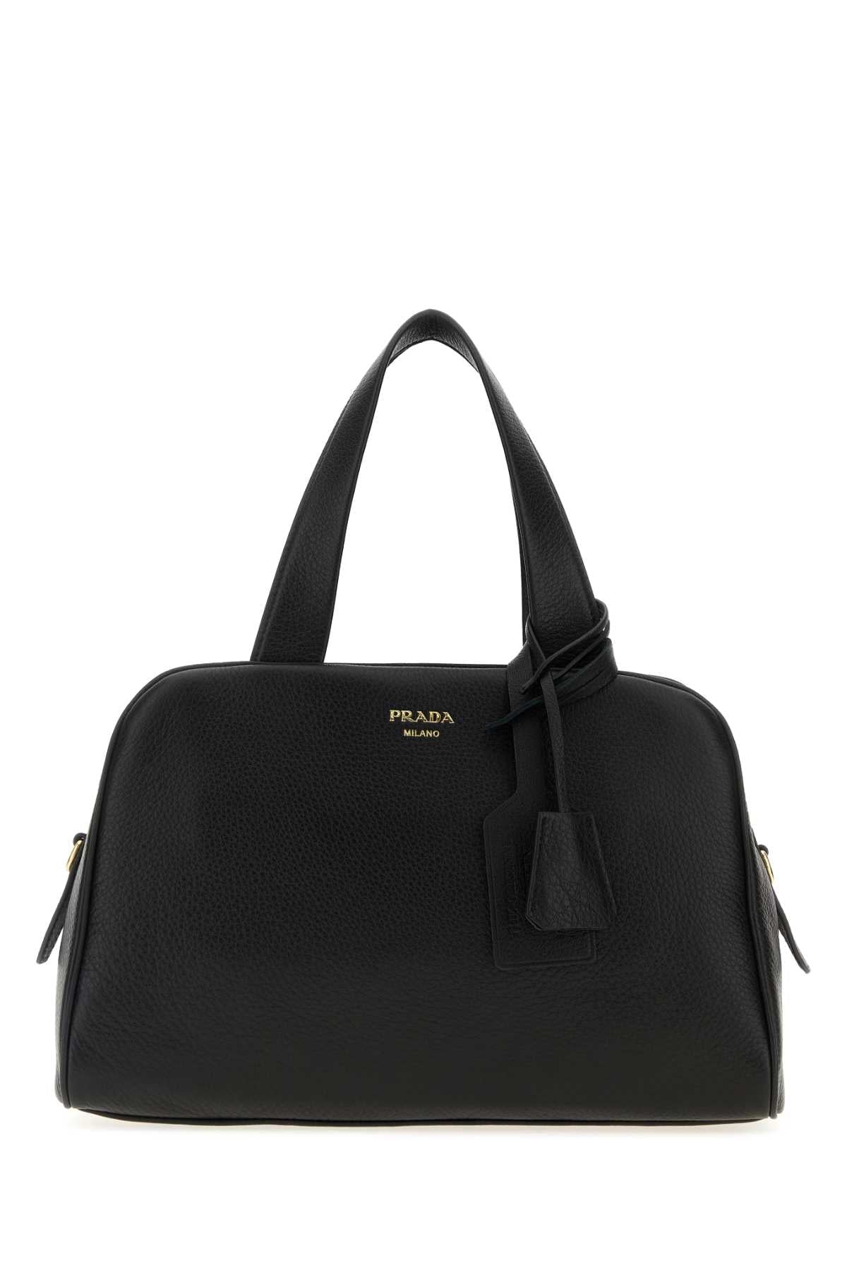 Prada Women Black Leather Handbag