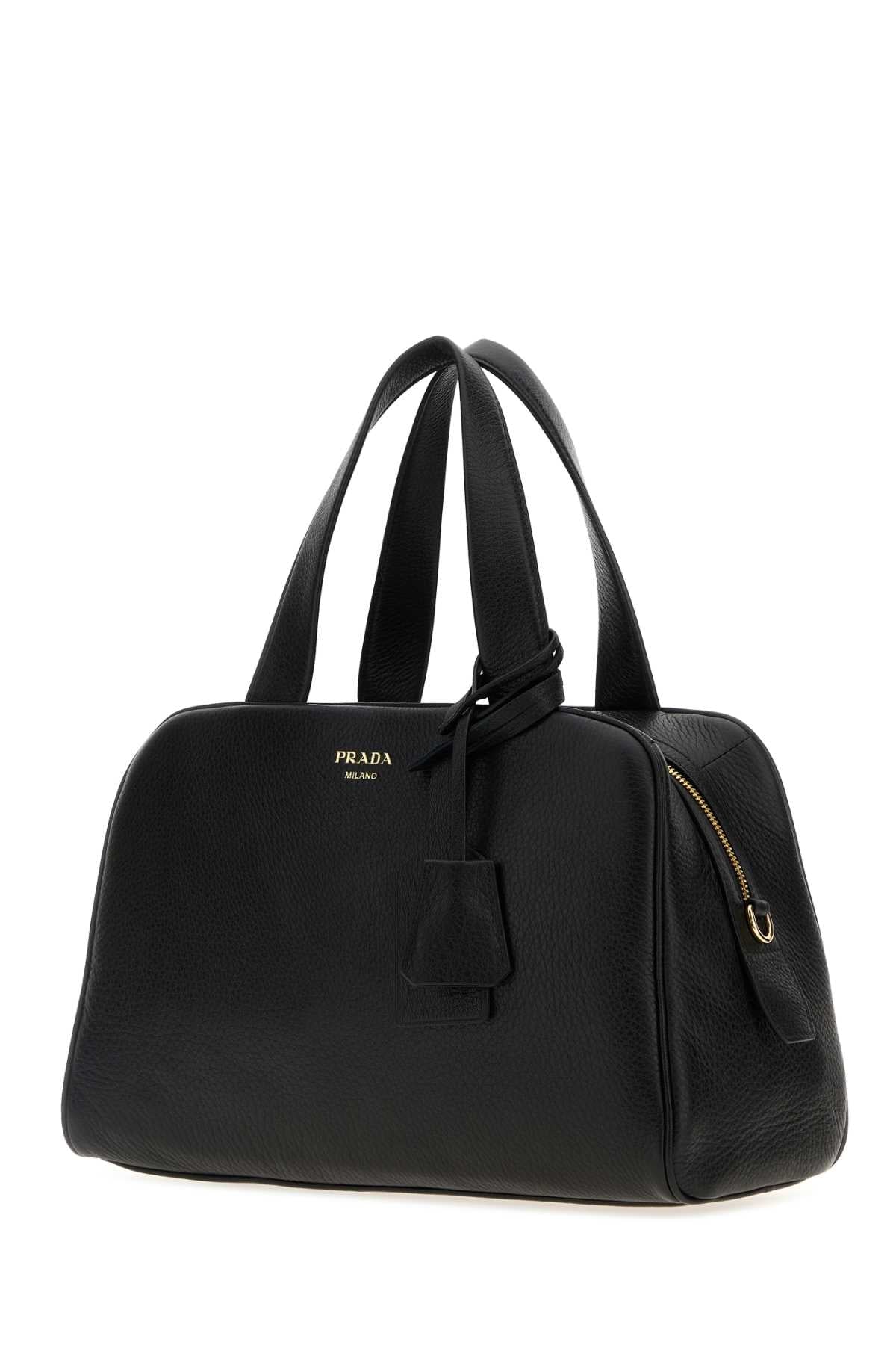 Prada Women Black Leather Handbag