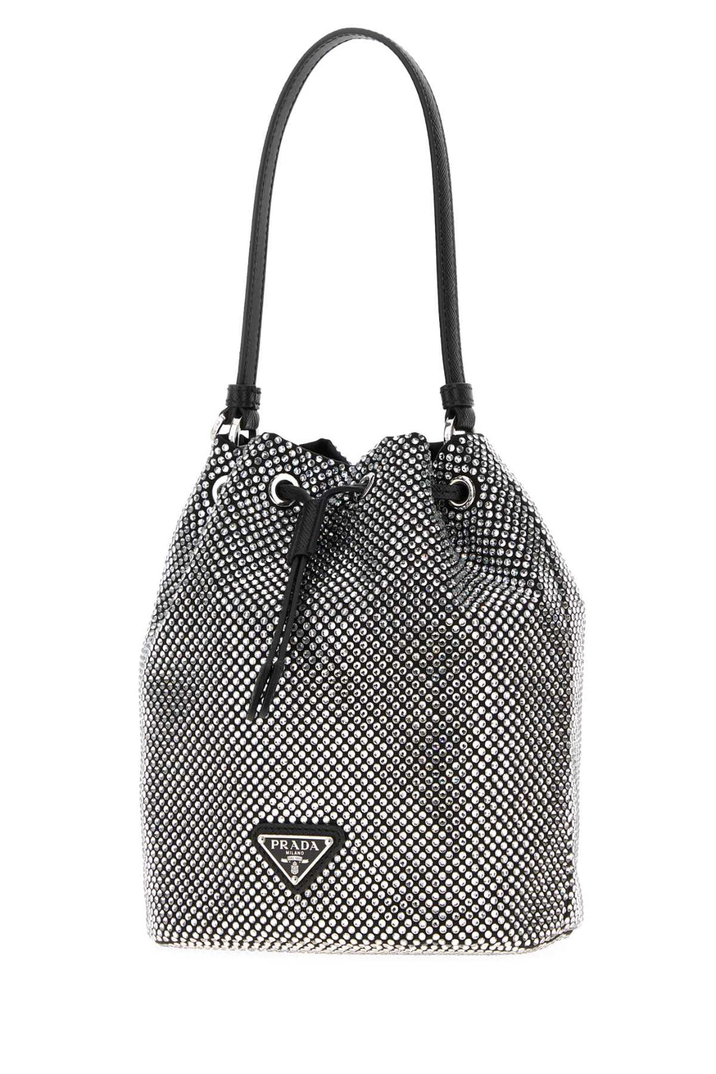 Prada Women Embellished Satin  Bucket Bag