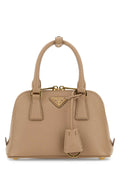 Prada Women Beige Leather Handbag