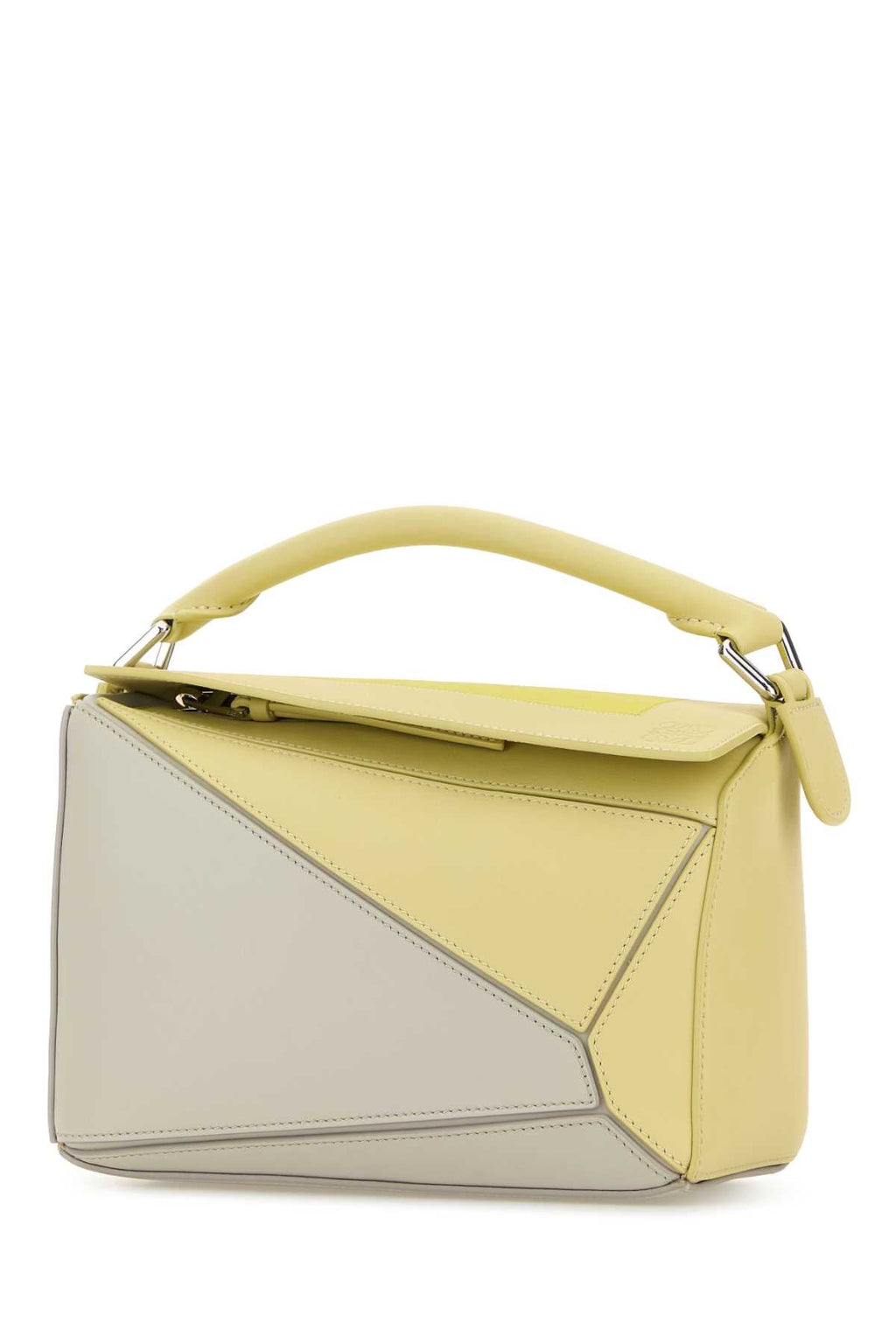Loewe Women Multicolor Leather Loewe X Josef And Anni Albers Small Puzzle Handbag