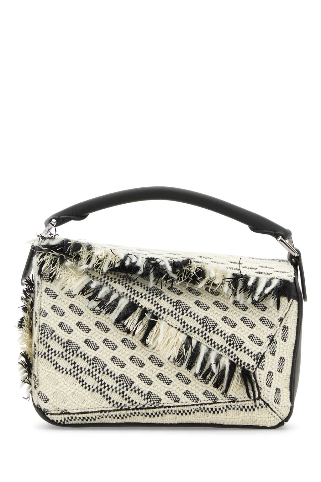 Loewe Women Two-Tone Fabric Puzzle Handbag