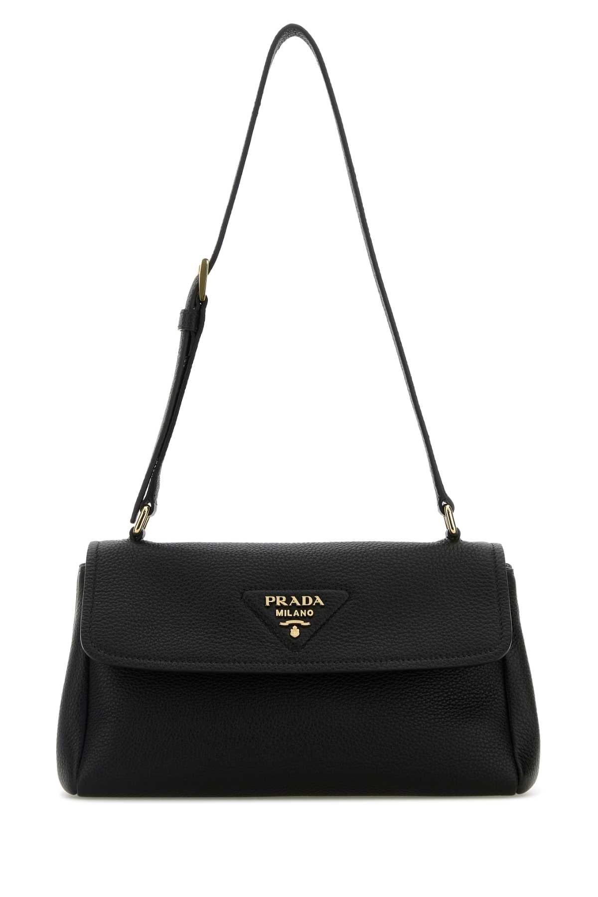 Prada Women Black Leather Small Shoulder Bag