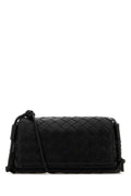 Bottega Veneta Women Black Nappa Leather Notturno Crossbody Bag