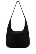 Bottega Veneta Men Black Nappa Leather Crossbody Bag