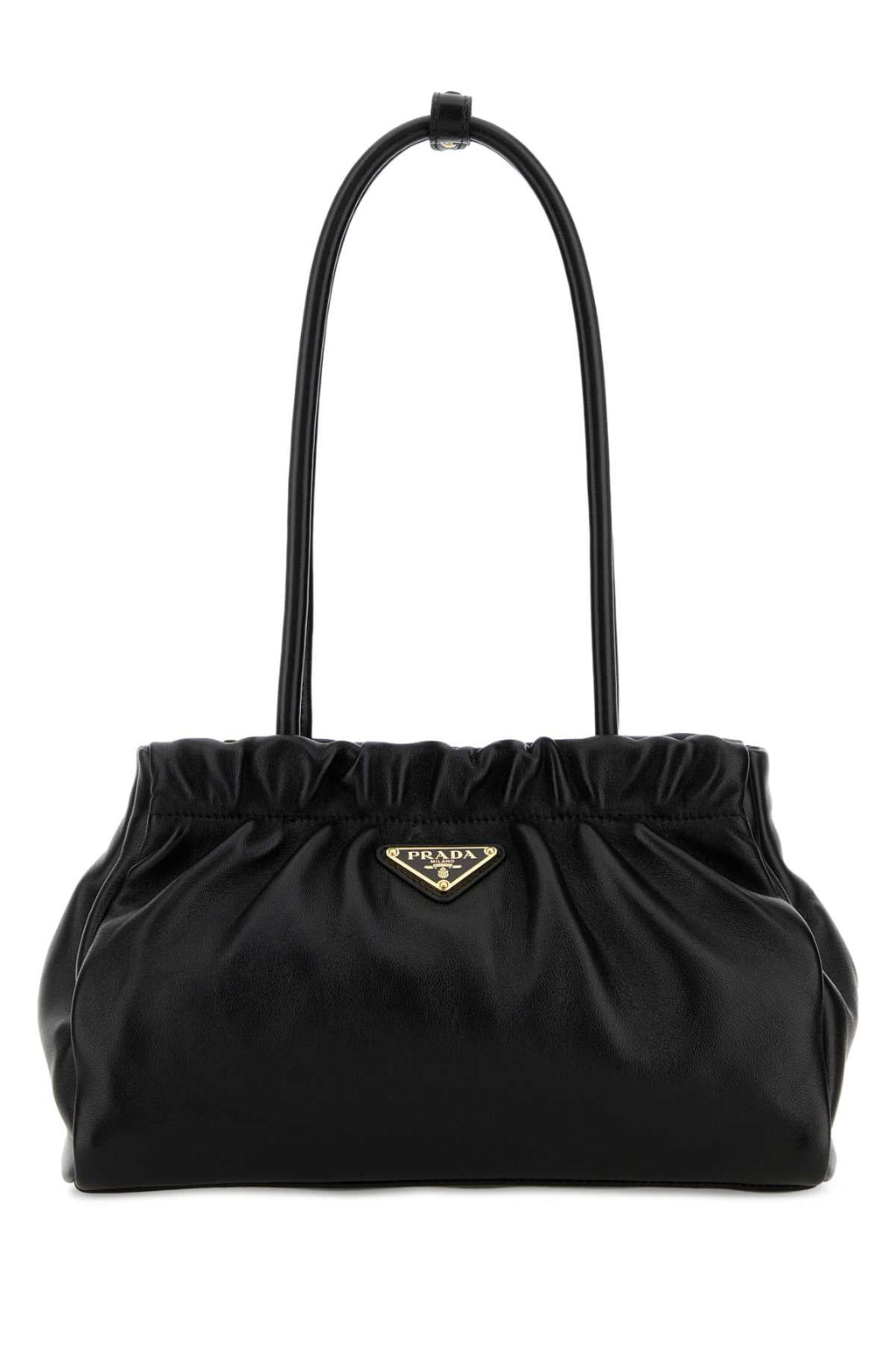Prada Women Black Nappa Leather Shoulder Bag