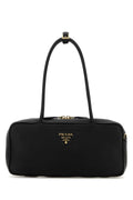 Prada Women Black Leather Shoulder Bag