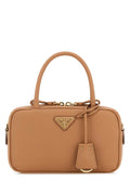 Prada Women Peach Leather Handbag