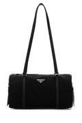 Prada Women Black Re-Nylon Large Shoulder Bag