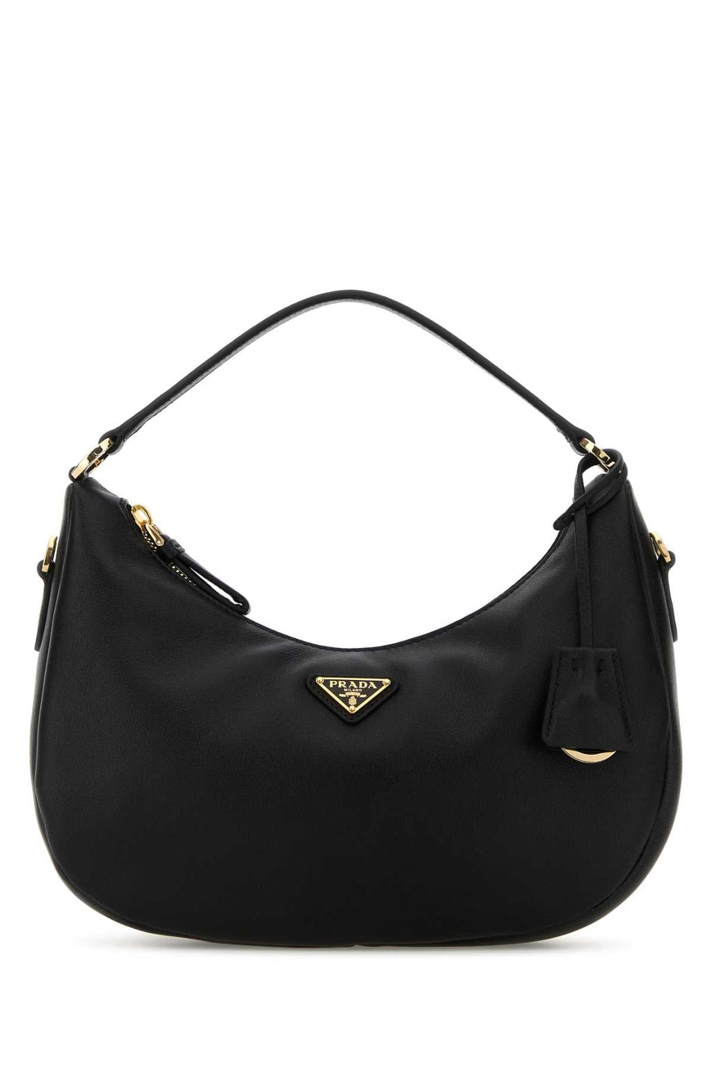 Prada Women Black Leather Handbag