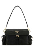 Prada Women Black Nappa Leather Prada Explore Shoulder Bag