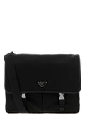 Prada Men Black Canvas Shopping Bag
