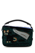 Loewe Women Embroidered Fabric Small Puzzle Handbag