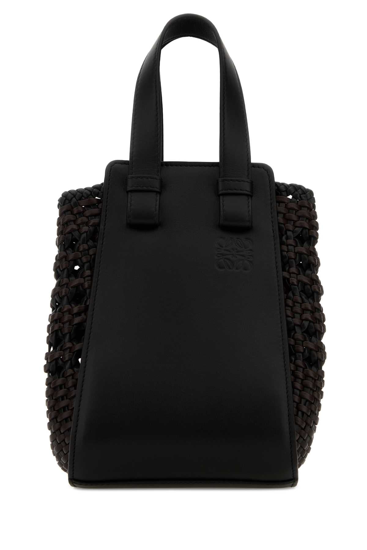 Loewe Women Two-Tone Leather Hammock Handbag