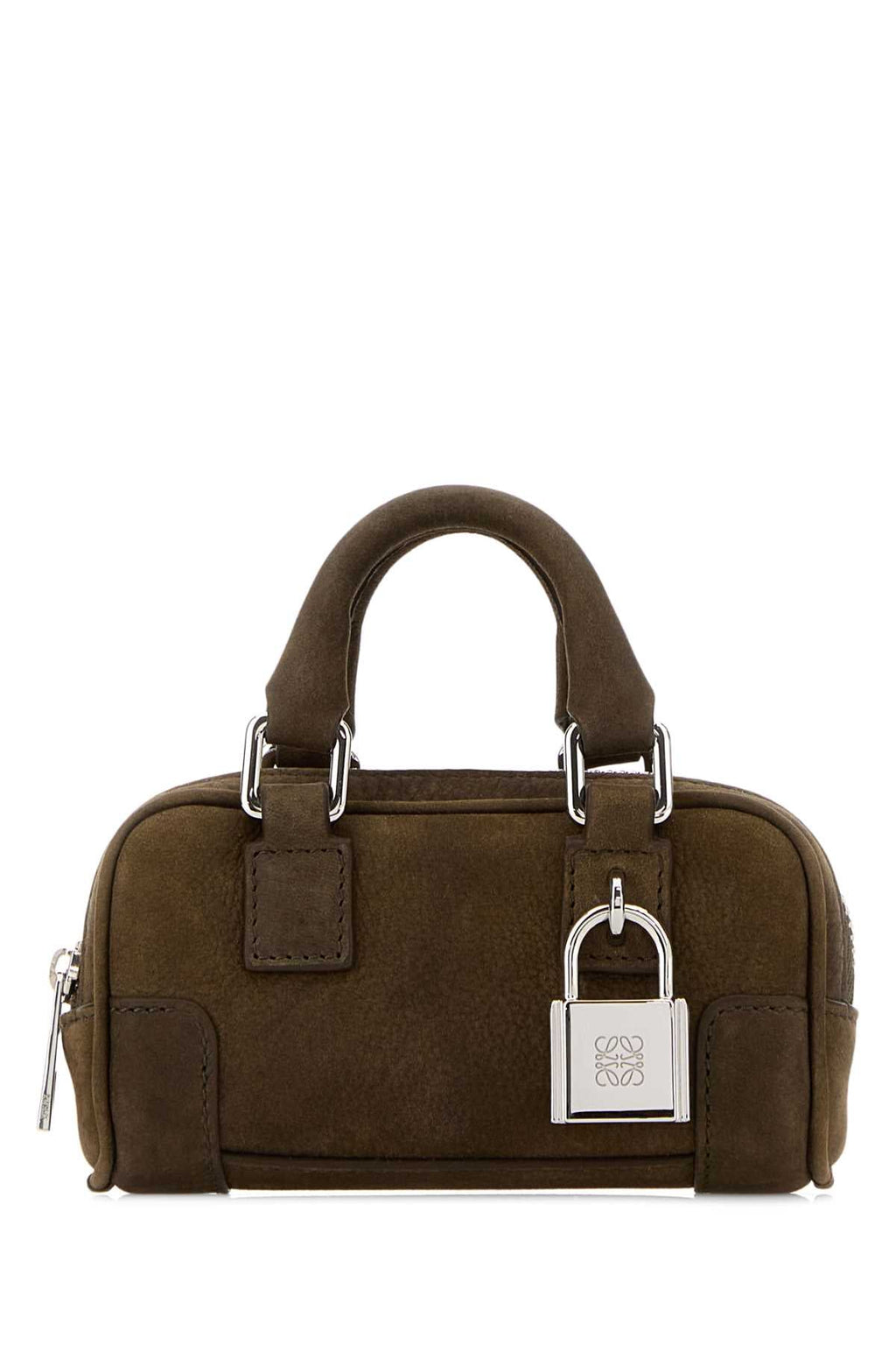 Loewe Women Mud Leather Nano Amazona Handbag