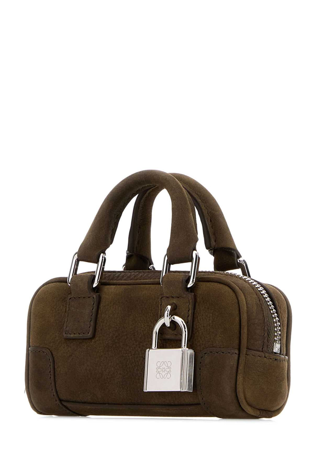 Loewe Women Mud Leather Nano Amazona Handbag
