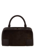 Loewe Women Dark Brown Leather Mini Amazona Handbag
