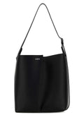 Loewe Women Black Leather Large Bilbao Bucket Bag