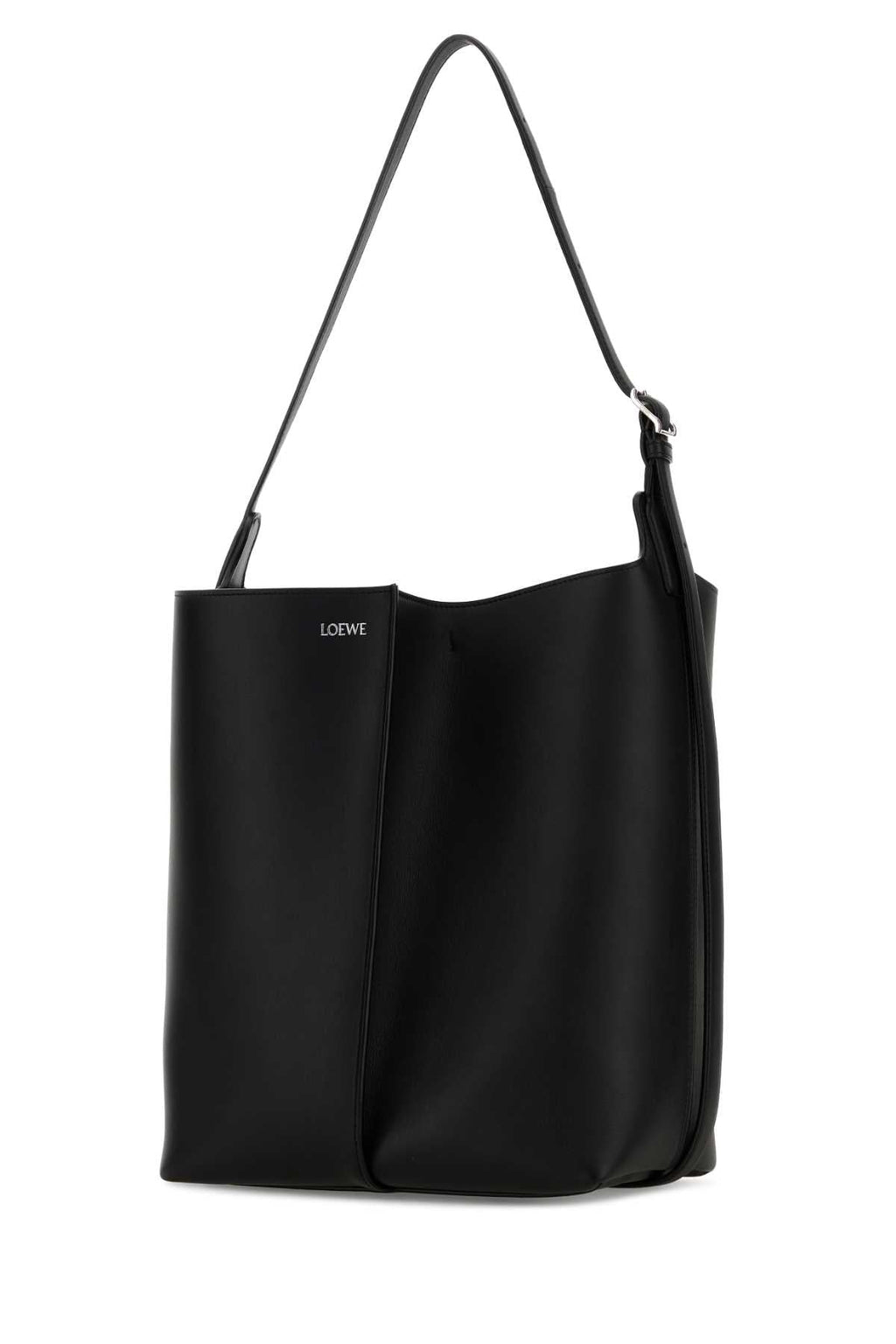 Loewe Women Black Leather Large Bilbao Bucket Bag
